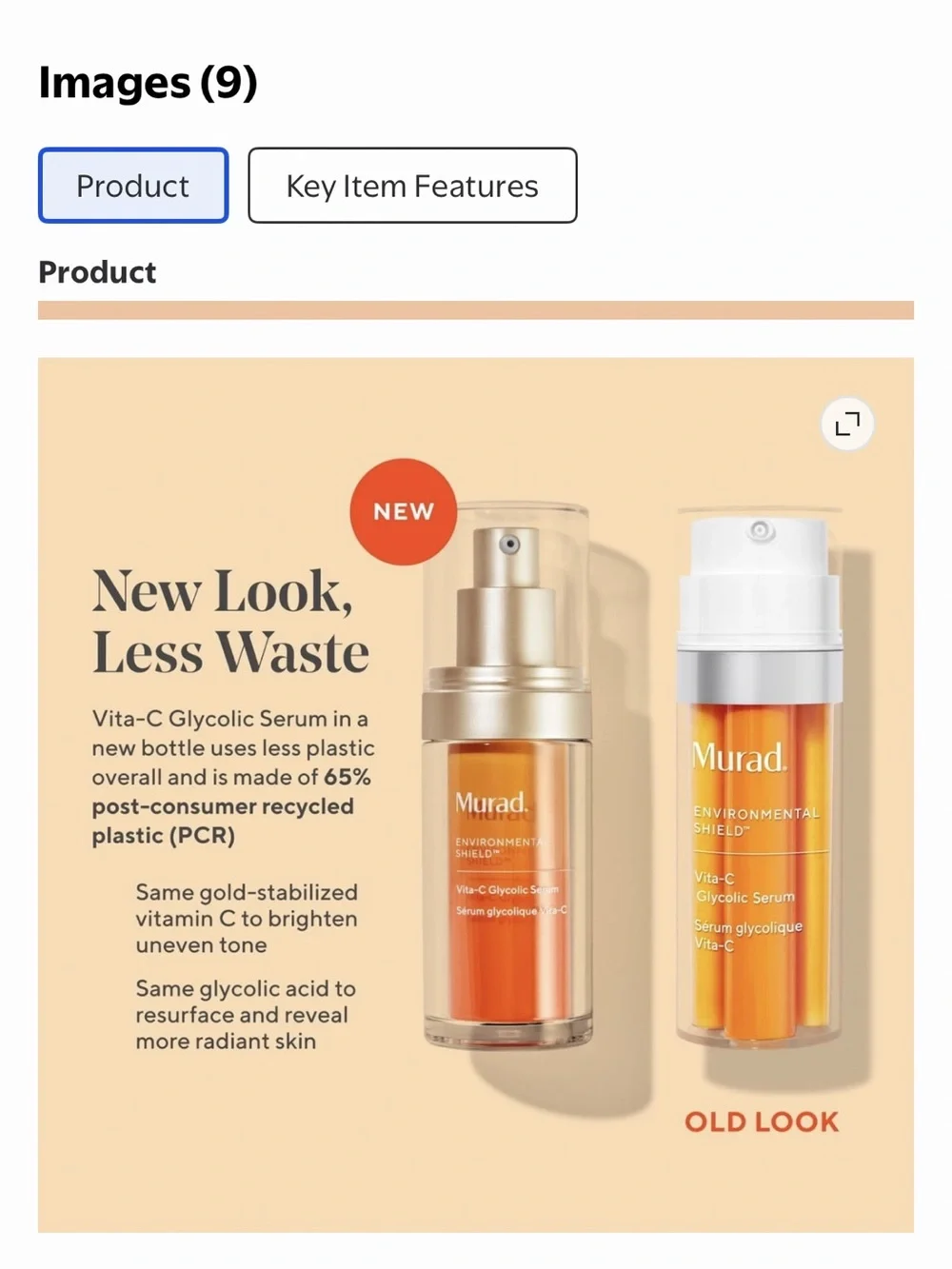 Murad Vita‑C Glycolic Serum (1.0 fl oz/30 ml)